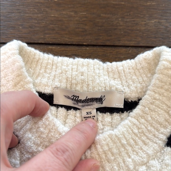 Madewell Bouclé-Knit Sweater Tank Size XS - Picture 7 of 12